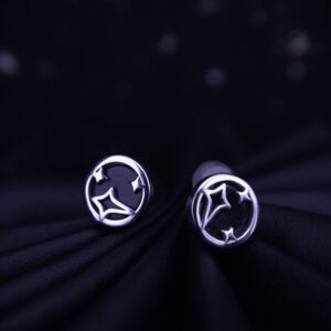 Black Hole Stud Earrings