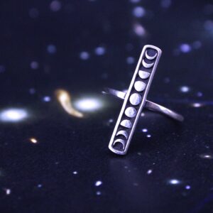Moon Phase Vertical Ring