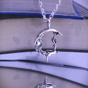 The Girl & Her Moon Necklace