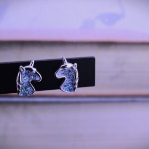 Glitter Unicorn Studs