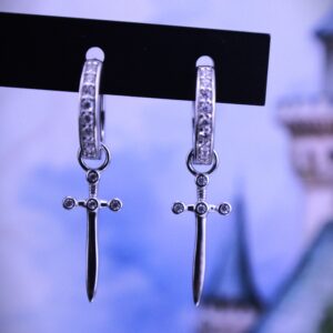 Tiny Shiny Dagger Earrings